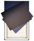 Small Paper Certificate Folders
